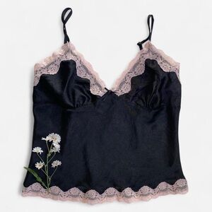 SOLDY2K black & pink camiSOLD